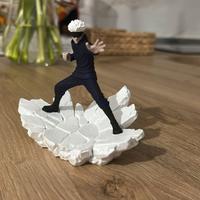 Gojo Jujutsu Kaisen Viola Dipinto a mano