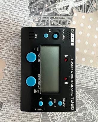 Accordatore e Metronomo BOSS TU-30