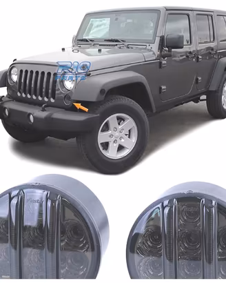 FRECCIE ANTERIORI JEEP WRANGLER JK 07-17 LED NERO 