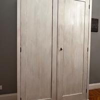 Armadio credenza antica restaurata shabby chic