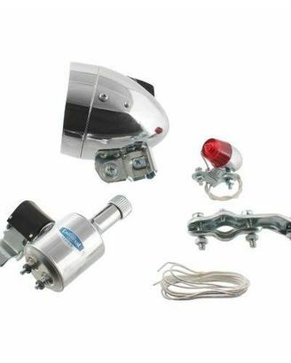 Kit faro anteriore con dinamo bici