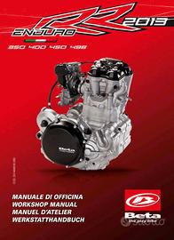 Manuale di officina beta rr 350 400 450 498  2013
