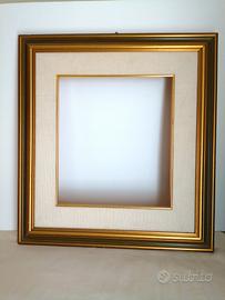 cornice legno x dipinti arredamento casa vintage 