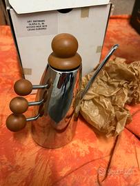 Oliera in acciaio e legno