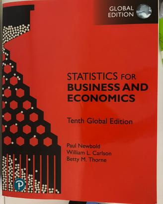 Statistics for business and economics