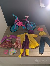 Barbie Fun Bike + vestiti originali Barbie