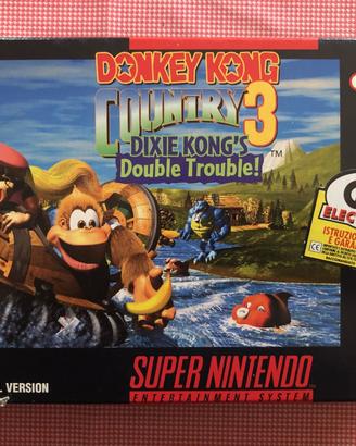 Videogame Donkey Kong Country 3 per Super Nintendo