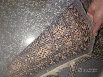 Tappeto orientale double face con frange 92x170cm