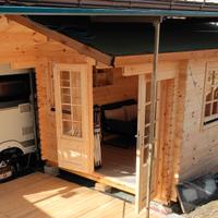 CASETTA IN LEGNO 2.8 x 2.8 mt - campeggio