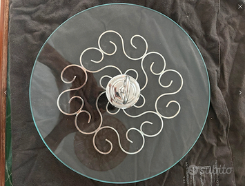 Christofle Arabesque piatto presentazione formaggi