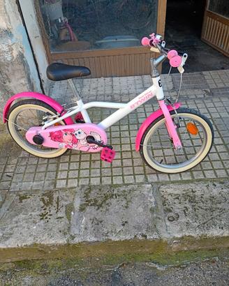 Bicicletta bambina Btwin misura 16