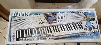 Pianola Farfisa TK79 con accessori e scatola.
