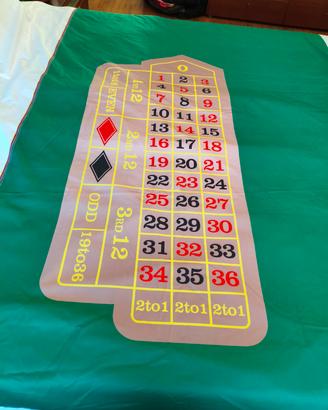 tappeto roulette americana