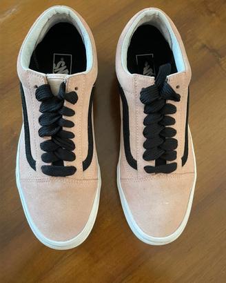 Scarpe Vans Old Skool Uomo Rosa Nero Taglia 43