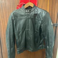 Tuta divisibile dainese nera, ( pelle di canguro)