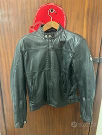 Tuta divisibile dainese nera, ( pelle di canguro)