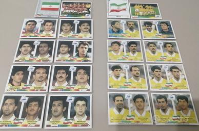 Due squadre complete Iran maglia rossa e gialla