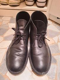 Clarka Originals Desert Boot Pelle Nera