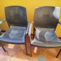 set tavolo e 4 sedie da esterno