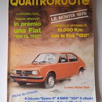 Quattroruote gennaio 1978