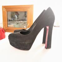 Décolleté nera con plateau n. 38