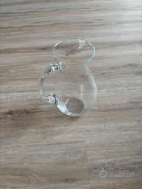 Brocca acqua in vetro sottile