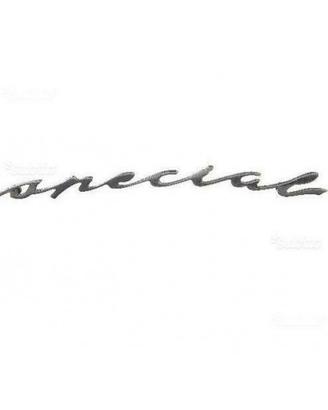 Emblema Targhetta auto Special cromata