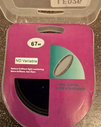 Filtro variabile ND2-400 67mm
