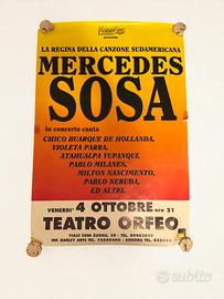 Manifestó Mercedes Sosa Milano 1991