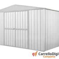 Capanno box esterno lamiera 360x175 110 kg bianco