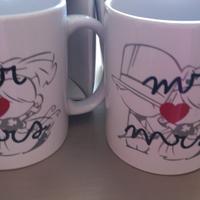 coppia tazze matrimonio