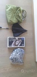trio inglesina verde con accessori 