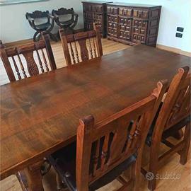 Soggiorno in stile barocco brutalista spagnolo