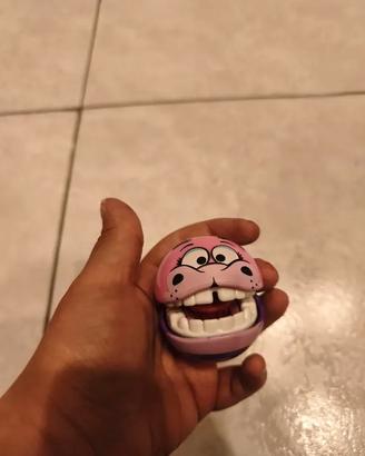 Pallina Ippopotamo Rosa Kinder Sorpresa 
