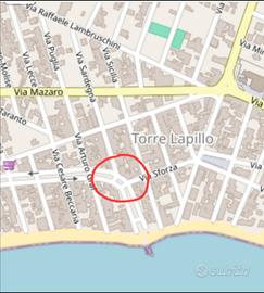 Vista mare torre lapillo Porto Cesareo in centro