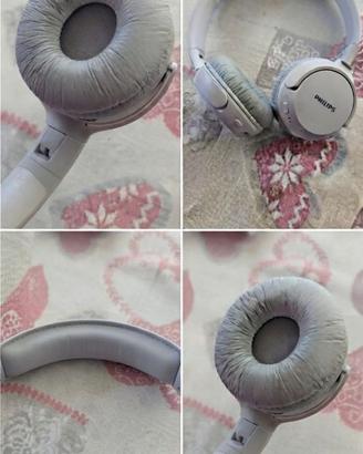 Cuffie Philips Bianche bluetooth 