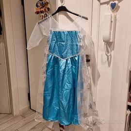 Vestito di carnevale Frozen per bambina eta' 6-8