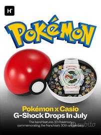 Orologio Casio X Pokemon limited edition