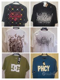 t-shirt nuove con cartellino G-Unit ,DC,PHCY miami