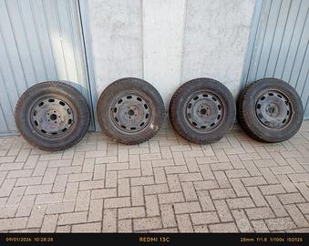 gomme termiche invernali neve 195 55 15 91h cerchi