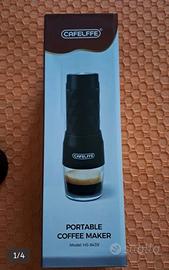 Portable coffee maker, capsula o caffe macinato