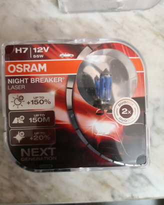 Lampade Osram night breaker laser H7 12v