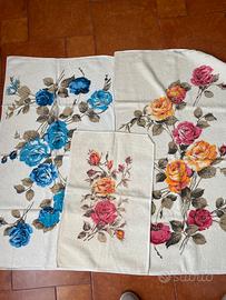 3 asciugamani bagno nuovo