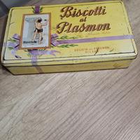 Scatola in latta"Biscotti al Plasmon"