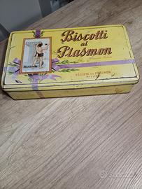 Scatola in latta"Biscotti al Plasmon"