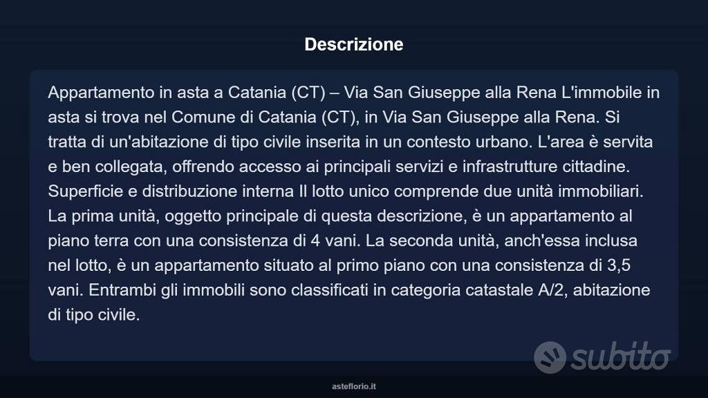 Appartamento – Catania, Villaggio Santa Maria Goretti - Vista 3