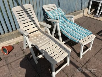 Lettini da esterno in pvc