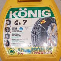 CATENE DA NEVE KONIG COME NUOVE