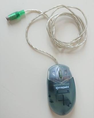 Mouse con rotellina Vintage Retro‑Computing PS/2