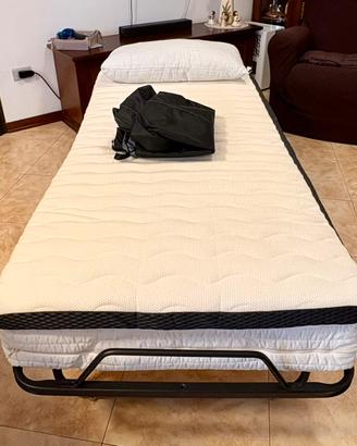 Letto brandina pieghevole materasso memory